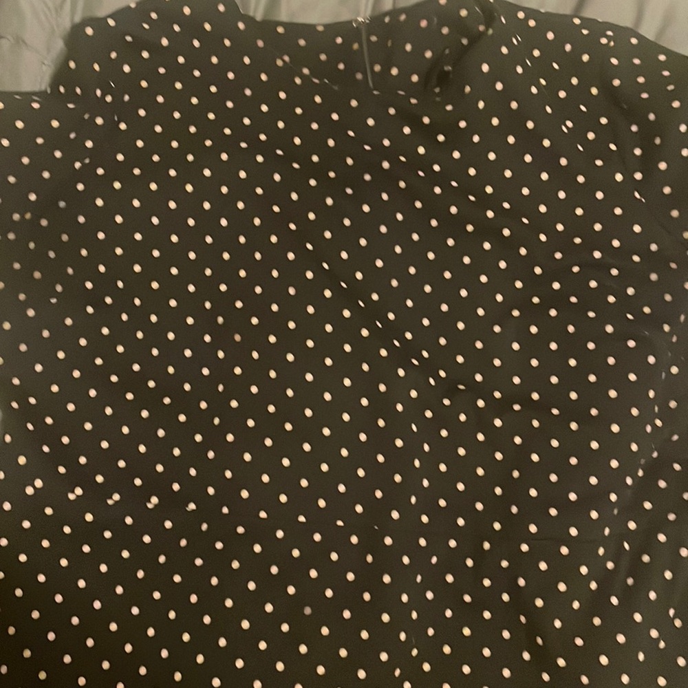 Old Navy Back & Tan Polka Dot dress